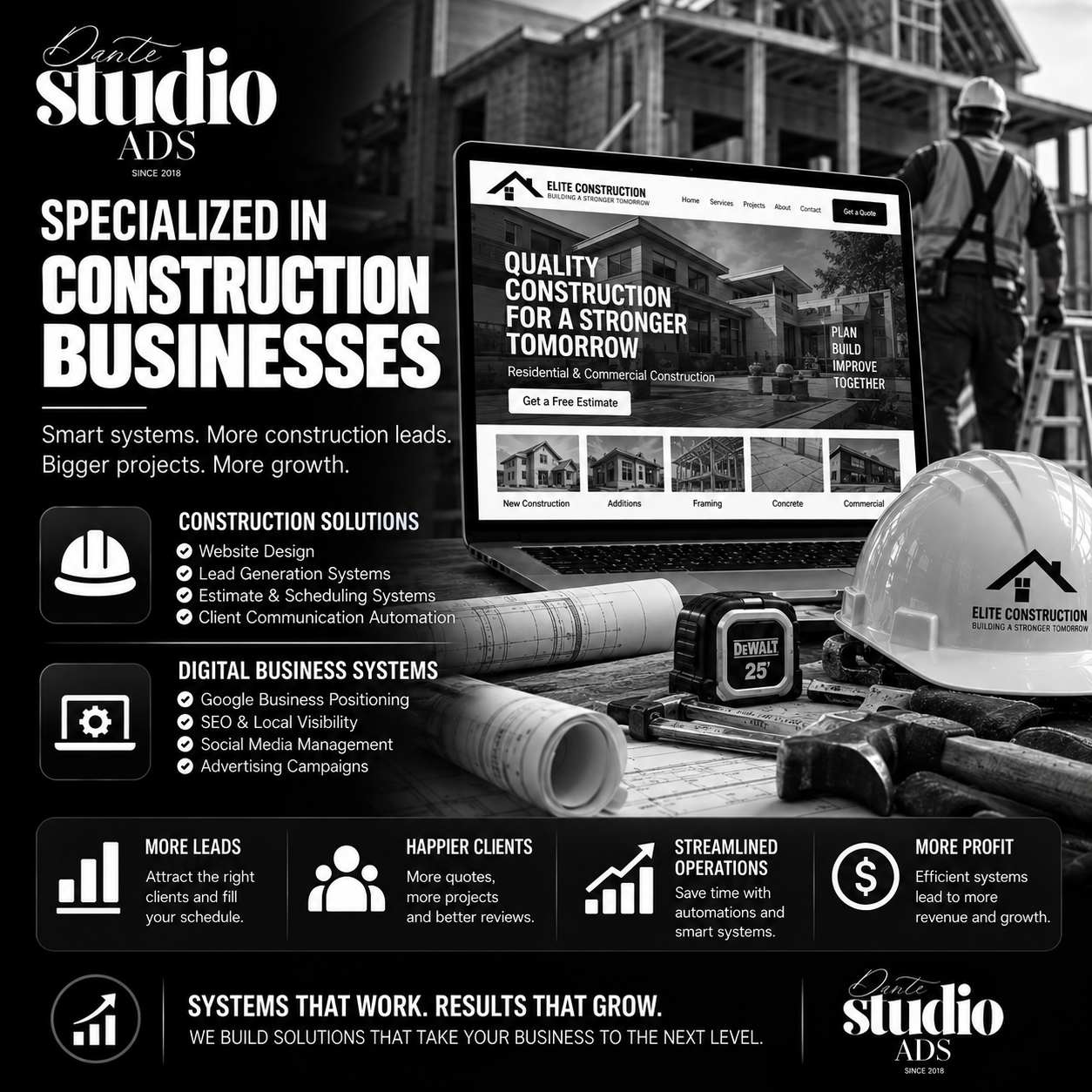 Dante Studio ADS specialized business system showcase 9